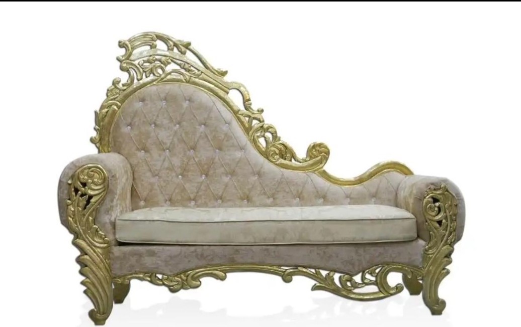 wooden sofa