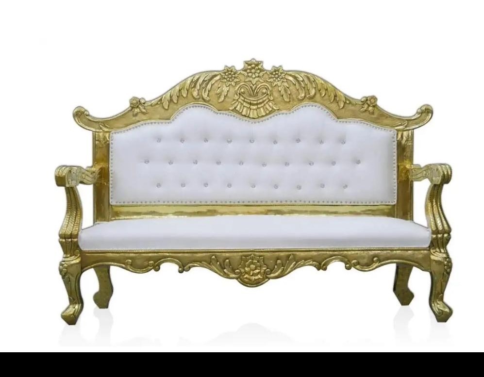 wooden sofa
