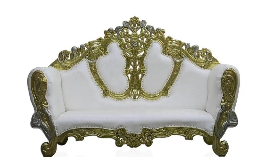 wooden sofa