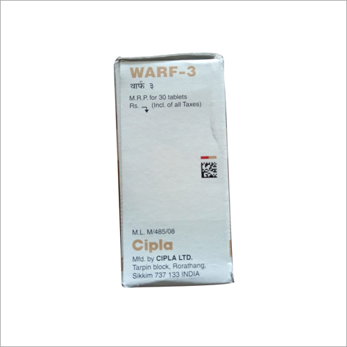 WARF 3 mg Tablets