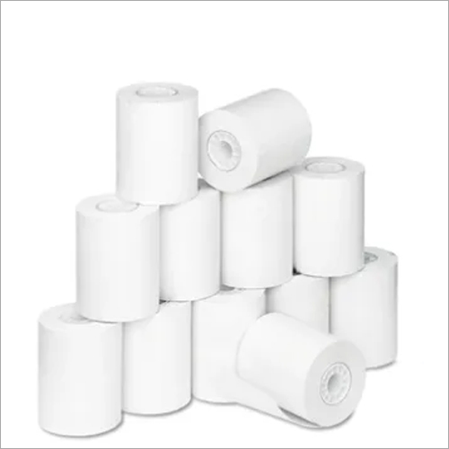 57 mm By 60 mtr Plain 48 GSM Thermal Paper Roll