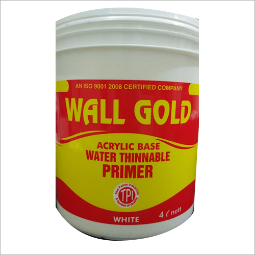 Wall Gold Acrylic Base Water Thinnable Primer