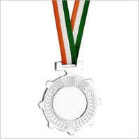 Silver Sports Medal - Base Material: Eco-friendly Zinc Alloy