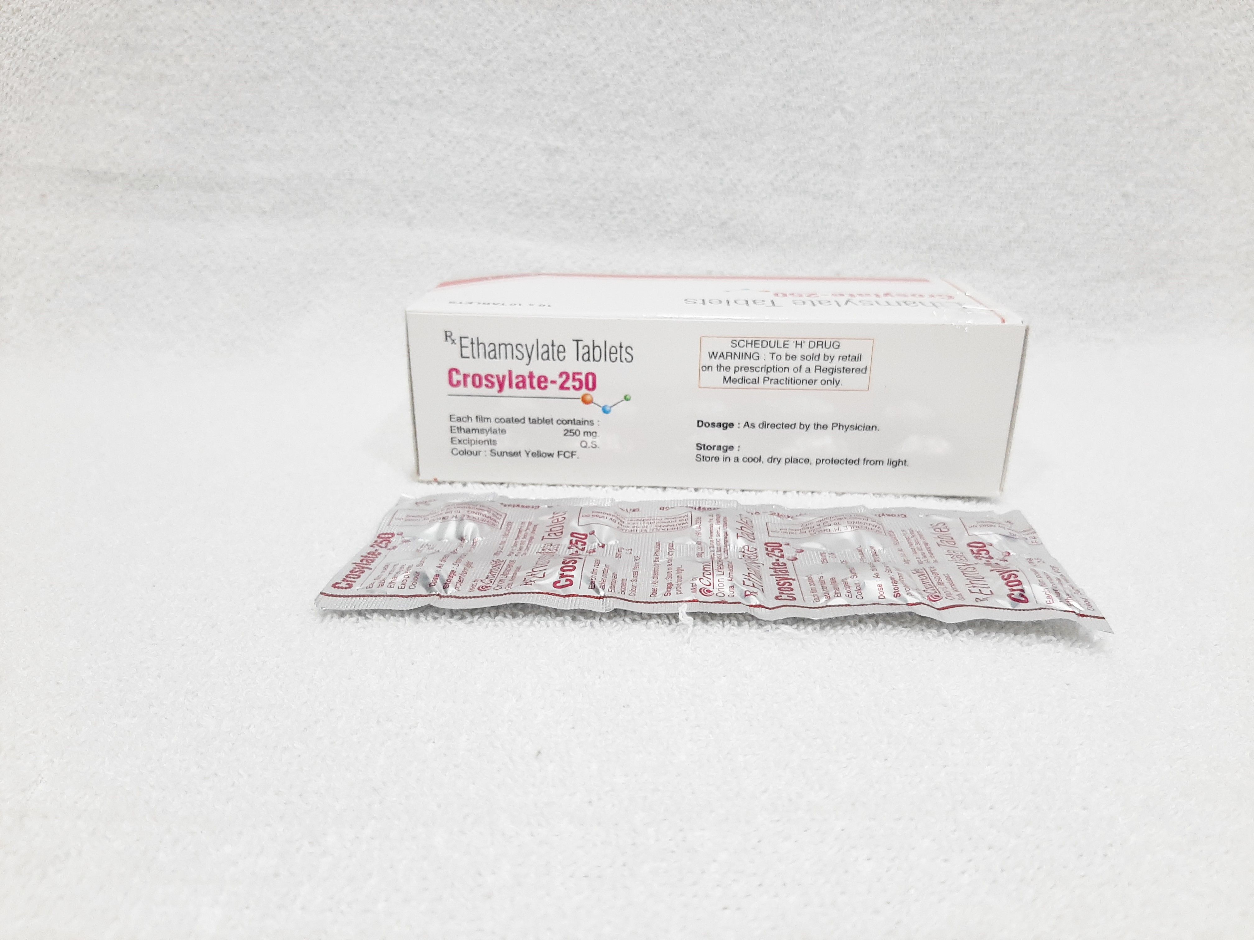 Ethamsylate 250mg Tablets