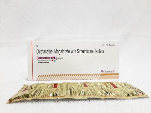 Oxetacaine, Magaldrate and Simethicone Tablets