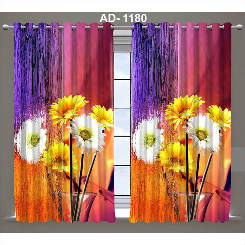 Floral Printed Curtain Fabric