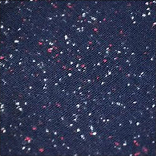 Cotton Fabric - 95% Pure Cotton, Multi-Color Neps Knitted Material, Blue Washable Design | All-Season Dress Application