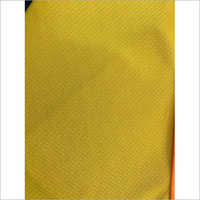 100 Percent Polyester Popcorn Fabric - Poly Cotton, Round Knitted, Yellow | Light In Weight, Washable, Plain Design