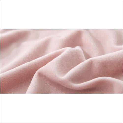 Plain Velour Fabric - 80/20 Cotton/Poly, 100% Polyester, 100% Poly Spandex | Light in Weight, Washable, Pink Color, Plain Pattern, Ideal for Garment Industry