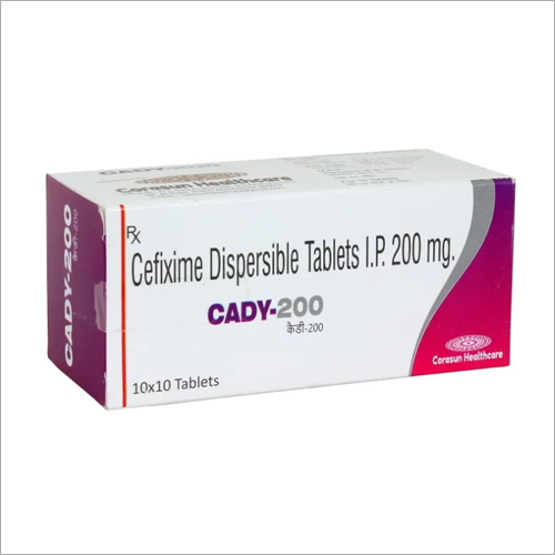 200 mg Cefixime Dispersible Tablets IP
