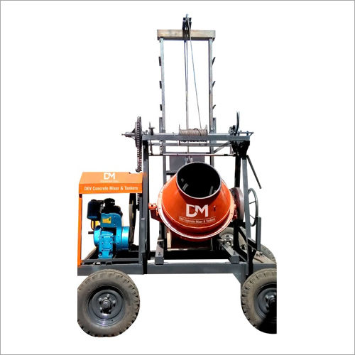 Durable High Performance Concrete Mixer With Lift Attachment