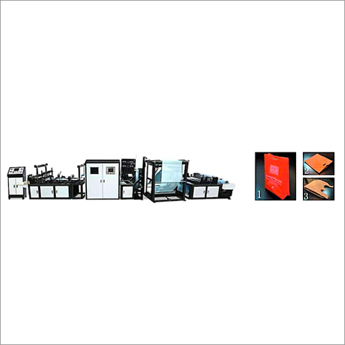Fully Automatic Non Woven Bag Making Machine - Non-Woven Fabric Adjustable Bag Length Computerized Operation with Photoelectric Correction and Electric Drive