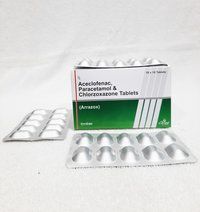 Aceclofenac Paracetamol And Chlorzoxazone Tablets