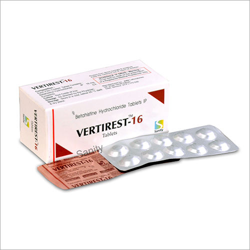 Betahistine Hydrochloride Tablet Vertirest-16