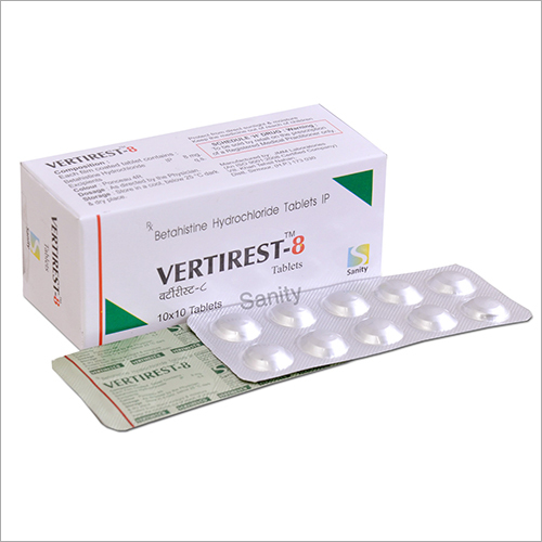 Betahistine Hydrochloride Tablet Vertirest-8