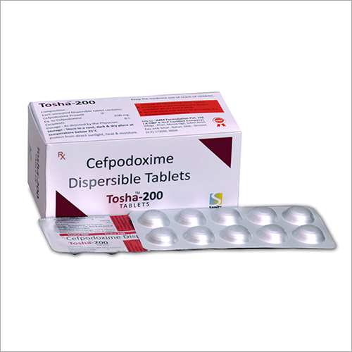 Cefpodoxime Dispersible Tablet Tosha-200