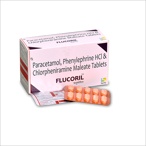 Paracetamol Phenylephrine Hcl And Chlorpheniramine Maleate Tablet Flucoril Tab
