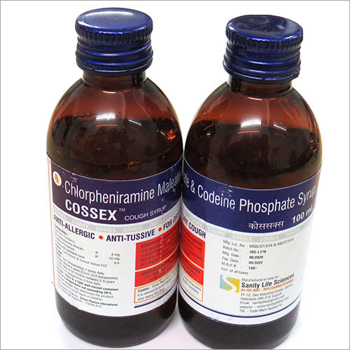 Cossex Cough Syrup At Best Price In Vadodara Gujarat Sanity Life Sciences