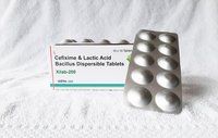 Cefixime and Lactic Acid Bacillus Allopathic Tablets