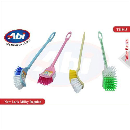 Milky Regular Plastic Toilet Brush