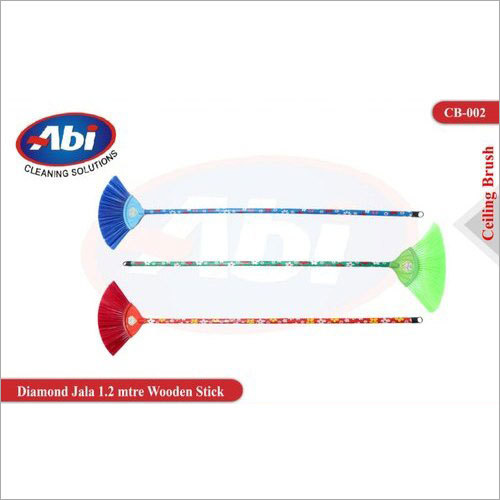 Diamond Jala 1.2 Mtr Wooden Stick Ceiling Brush