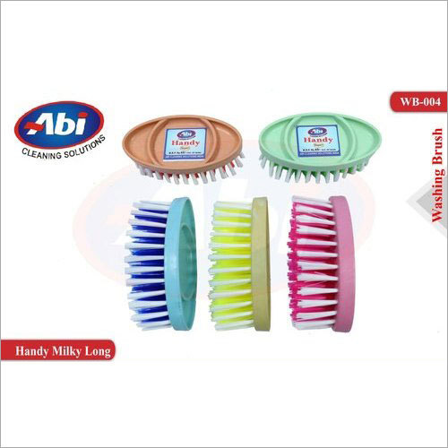 Handy Milky Long Clothes Washing Brush