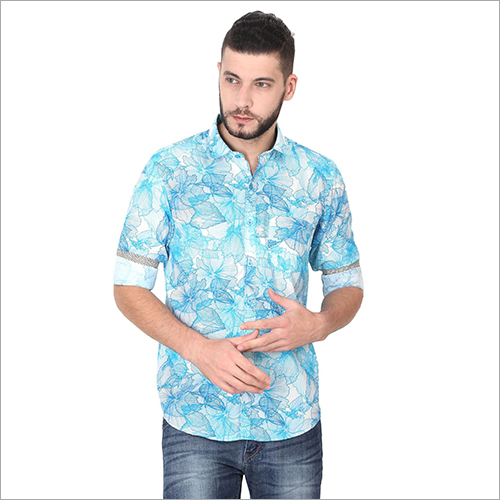 Dry Cleaning Mens Printed Summer Shirts