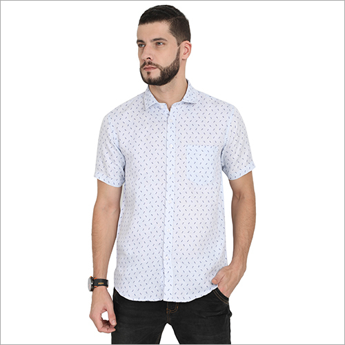 Dry Cleaning Mens Printed Half Sleeve Shirts