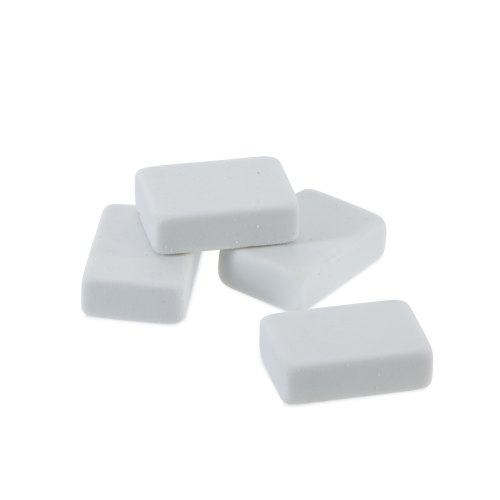 Rectangular White Rubber Eraser
