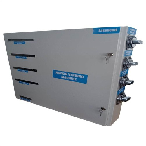 White Manual Sanitary Napkin Vending Machine