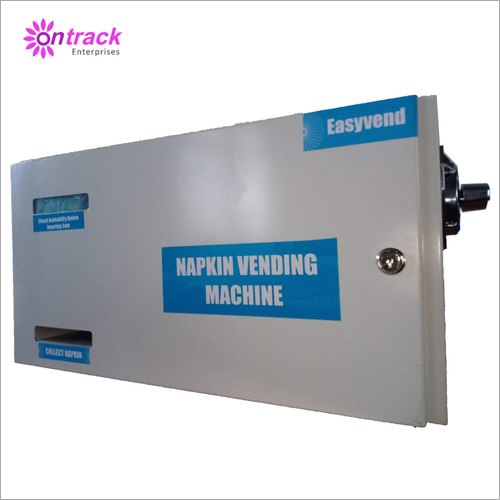 Easyvend Sanitary Napkin Vending Machine - Stainless Steel, 480x120x330 mm | Manual Operation, Rust Resistant, High-End Security Lock, 30 Napkin Capacity