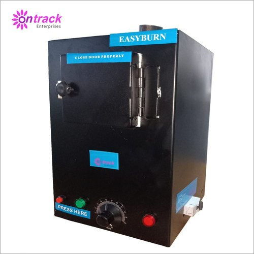 Black Wall Mounted Sanitary Napkin Disposal Machine