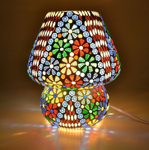 Glass Mosaic Table Lamp