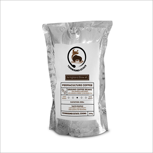 Highland Brew Ground Coffee Additives: Arabica Parchment (60%)