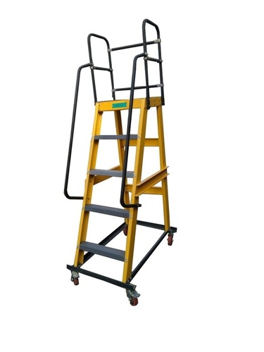 FRP / GRP Movable Platform Ladder- Light Duty