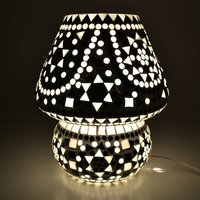 Supershine White And Black Combination Of Beads