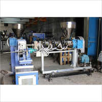 Industrial Pvc Suction Hose Pipe Plant - Pvc Material, Blue And Silver Color | Extrusion-based Manufacturing System For Pvc Hoses