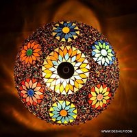 Colorful Glass Ceiling Light Light Source: Energy Saving