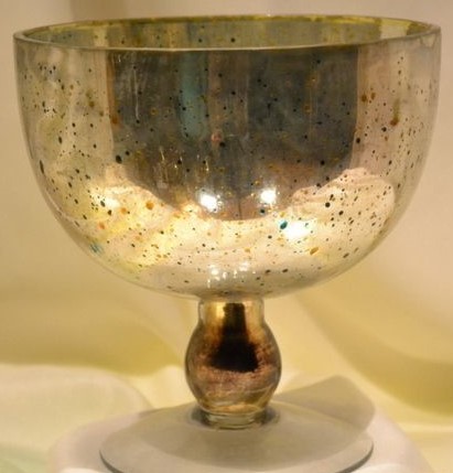 Antique Hurricane Candle Holder