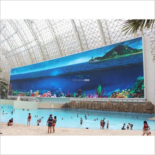 Wall Mounted Curved Outdoor LED Display