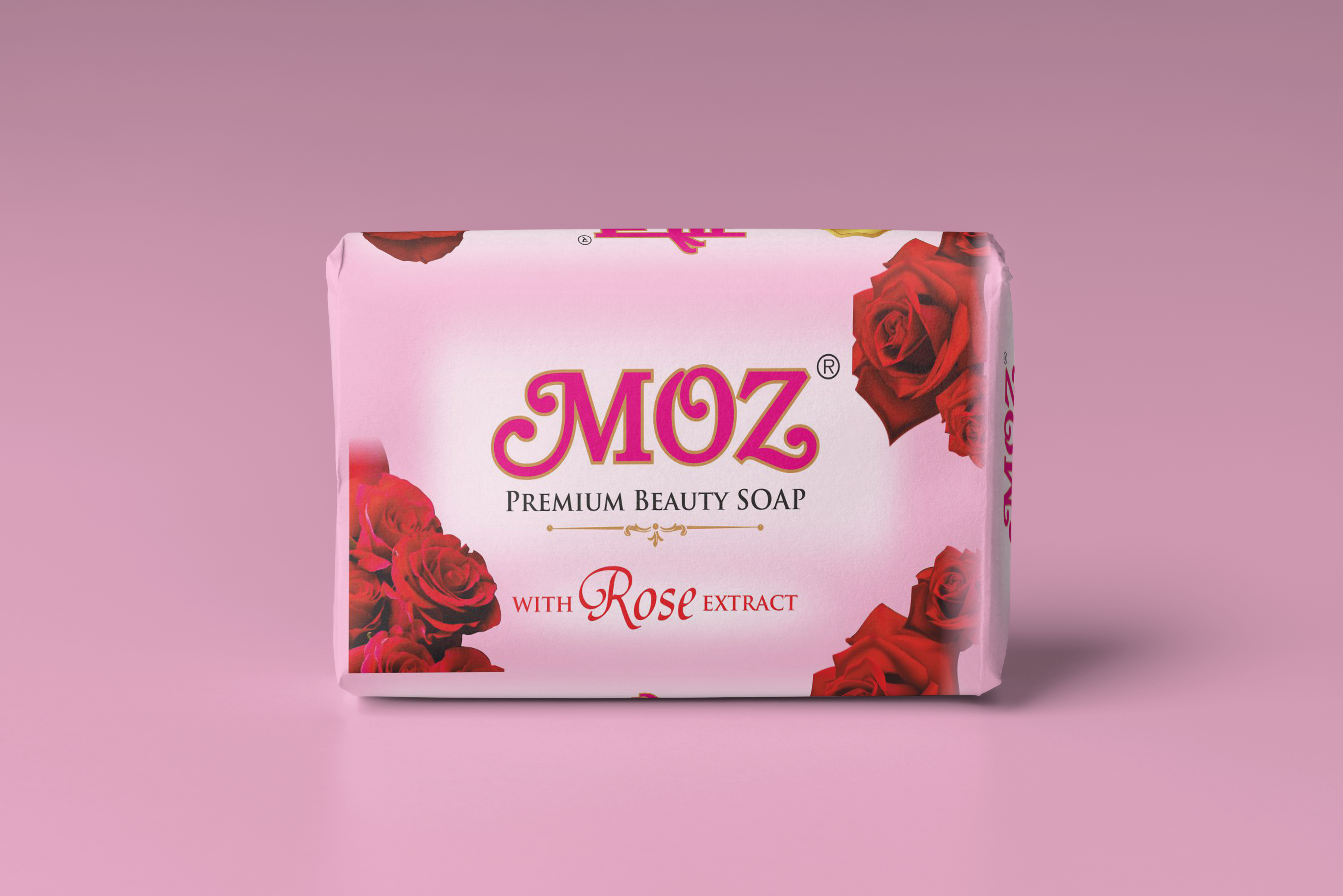 MOZ Beauty Soap (Rose) 125 Grams