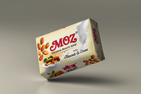 White Moz Almond & Cream Bath Soaps 125 Grams