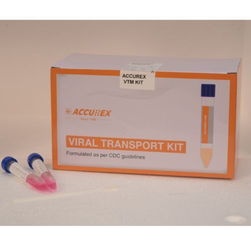 Viral Transport Kit - VTM Kit - Pack of 50 Tests - Accurex