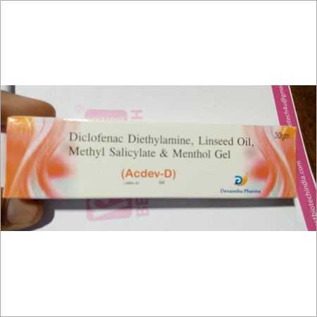 Diclofenac Diethylamine Linseed Oil Methyl Salicylate And Menthol Gel Liquid