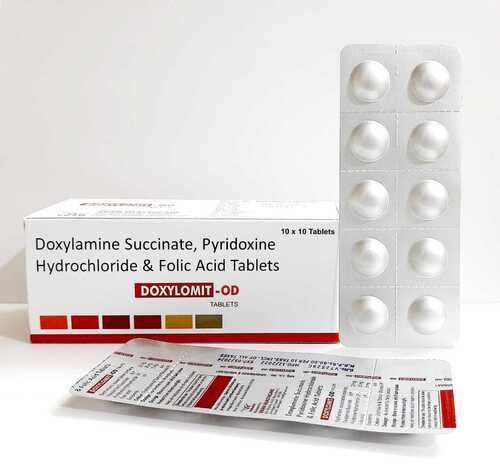 Doxylamine (20mg) + Vitamin B6 (Pyridoxine) (20mg) + Folic Acid (5mg)