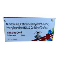 Nimesulide Cetirizine Dihydrochloride Phenylephrine HCL Caffeine Tablets