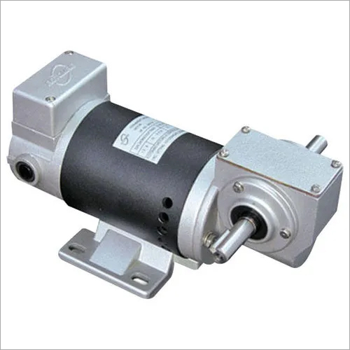 Black Pmdc Helical Gear Motor