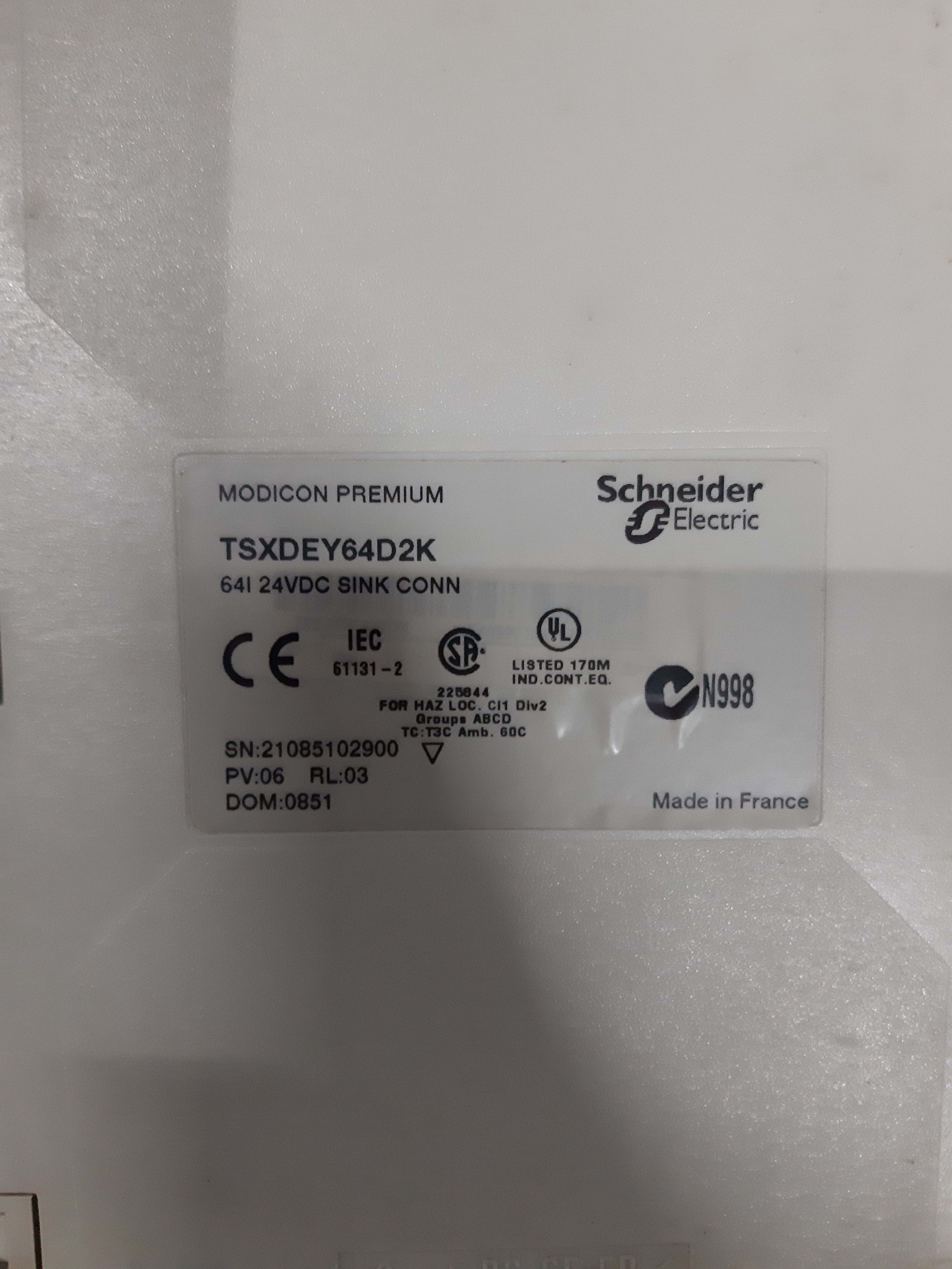 SCHNEIDER ELECTRIC INPUT MODULE