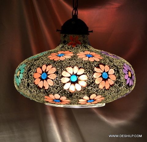Multicolor Beautiful Glass Wall Hanging