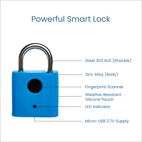 Fingerprint Scanner Smart Pad Lock